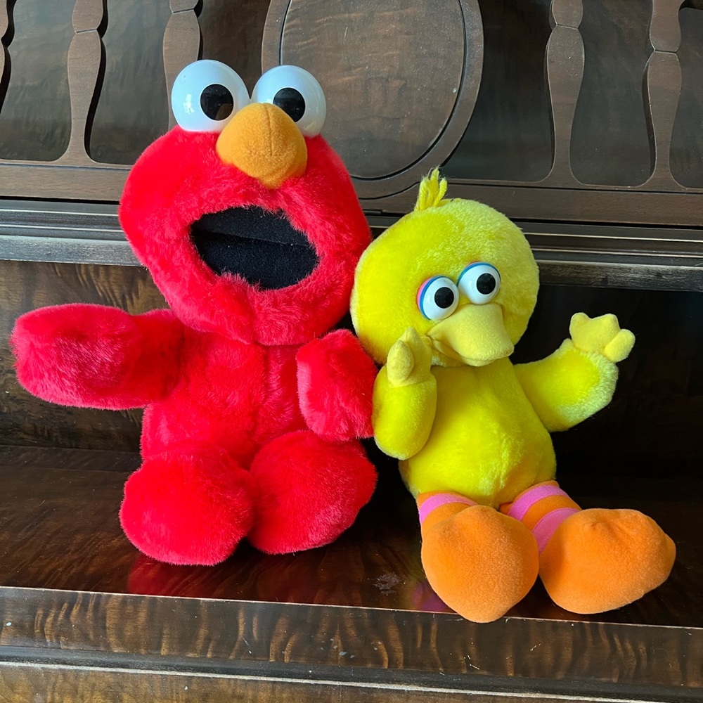 Vintage Tickle Me Elmo ‘95 and ‘96 Big Bird